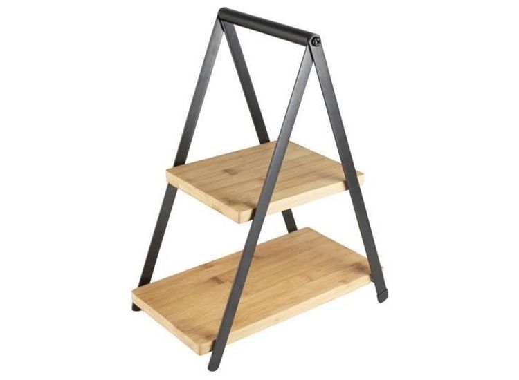 Etagére 2-laags bamboe